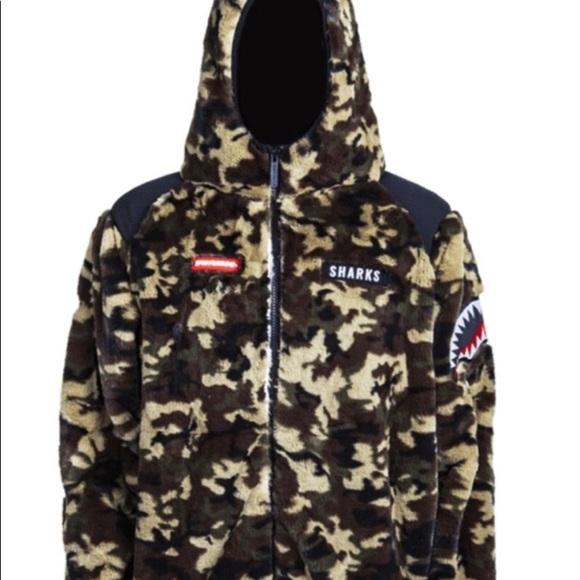 sprayground camo jacket